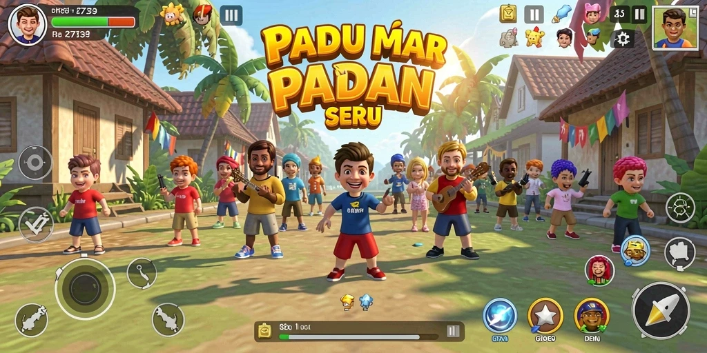 Gameplay seru dengan tantangan mencocokkan permata di 2739.