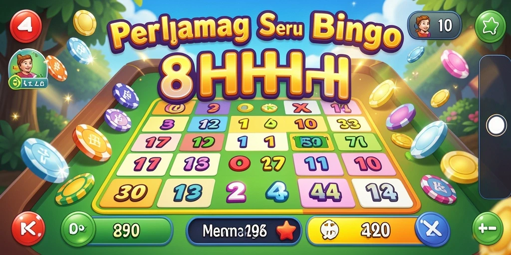 Tampilan gameplay Bingo yang seru di 8HHH.