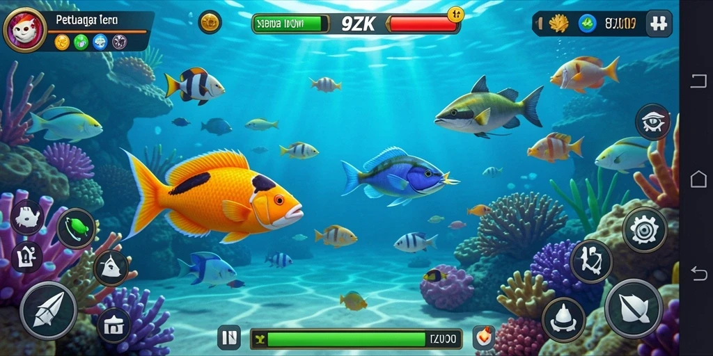 Gameplay mengasyikkan Tembak Ikan di 9ZK.