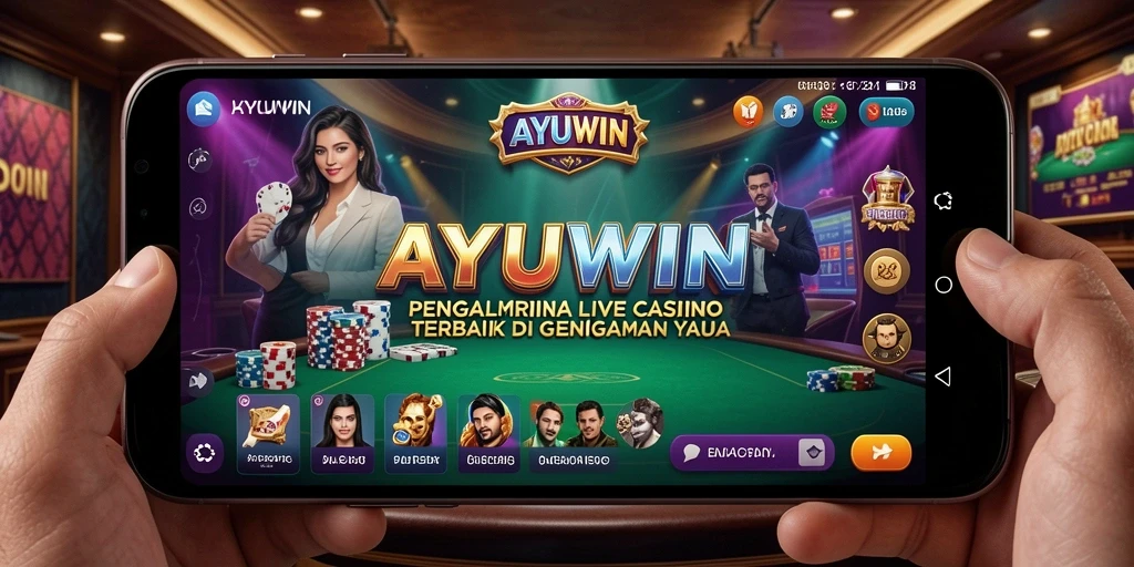Gameplay Live Casino AYUWIN yang mendebarkan dan interaktif.