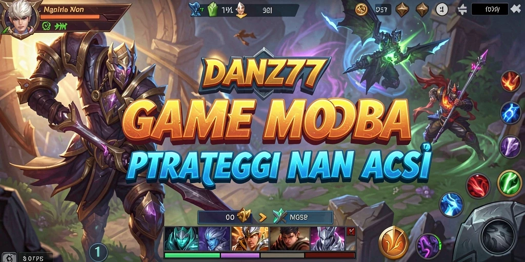 Gameplay seru dalam pertempuran MOBA di DAN777.