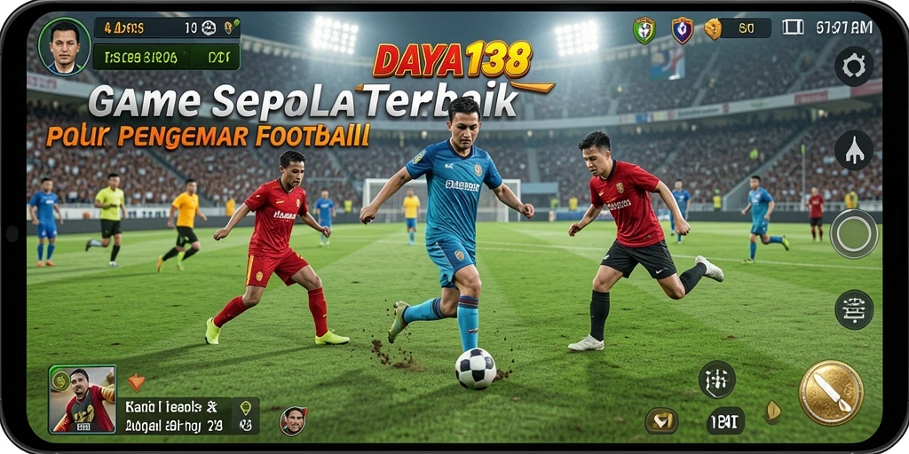 Tampilan gameplay <strong>DAYA138</strong> yang menarik dalam pertandingan sepak bola.