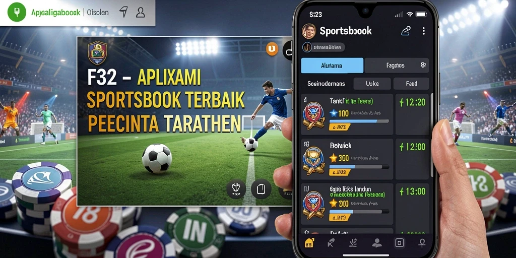 Tampilan utama F32 saat melakukan taruhan olahraga secara langsung.