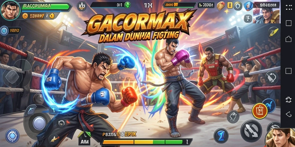 Tampilan gameplay GACORMAX yang menegangkan dan penuh aksi.