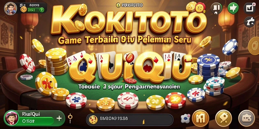 Tampilan visual gameplay QiuQiu yang seru dan menegangkan.