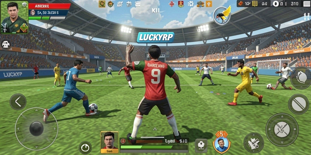 Gameplay seru dan interaktif dalam LUCKYRP yang memikat.