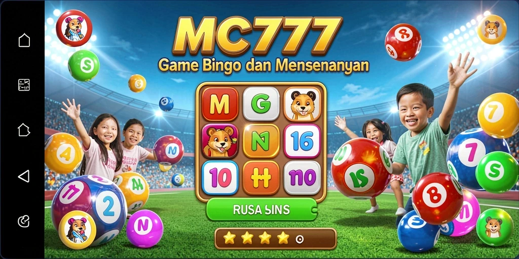Screenshot gameplay Bingo MC777 dengan tampilan yang menarik.