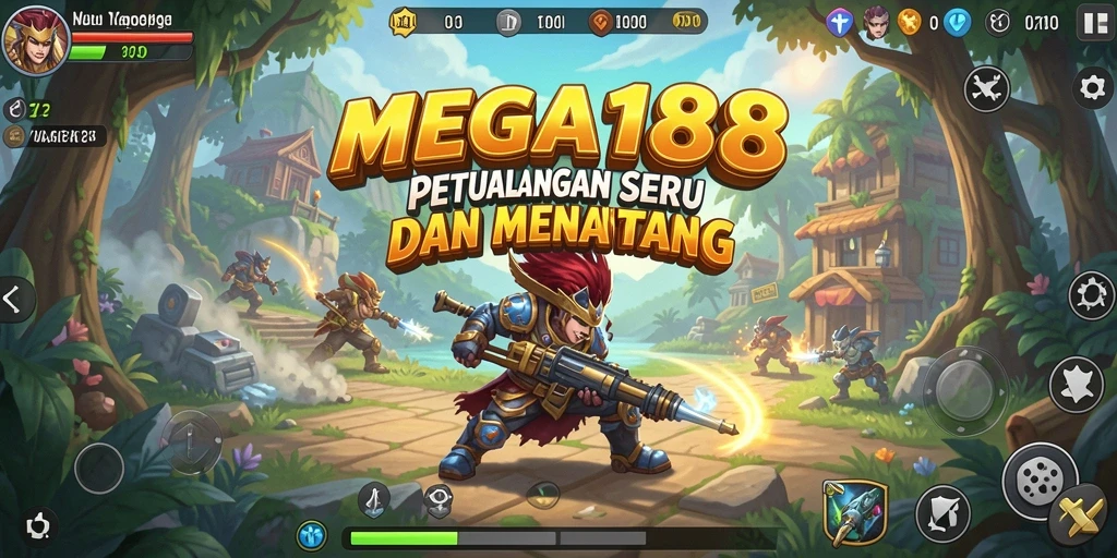 Tangkapan layar MEGA188 menampilkan aksi petualangan yang seru dan menantang.