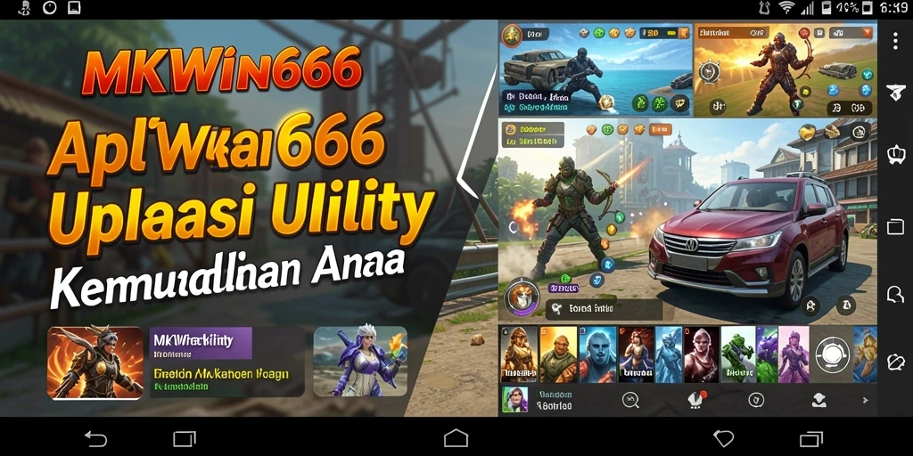 Tampilan dan fitur utama MKWIN666 dalam aplikasi Utility.